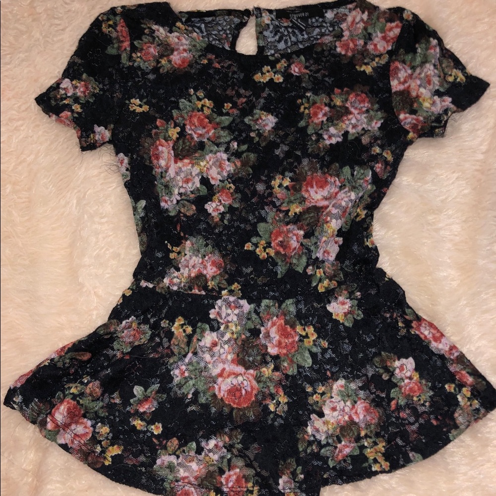 see through flower top